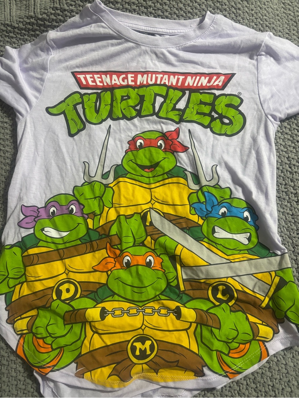Teenage Mutant Ninja Turtles lavender Graphic Tee send me an offer